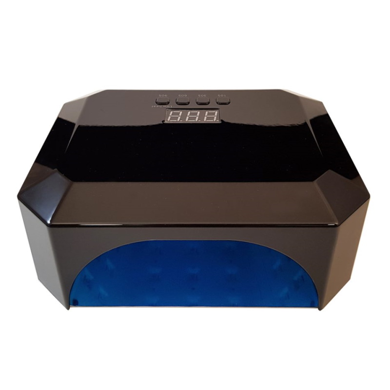 Φουρνάκι Πολυμερισμού V5 Diamond UV/LED Λευκό - Μαύρο - Ροζ