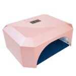 Φουρνάκι Πολυμερισμού V5 Diamond UV/LED Λευκό - Μαύρο - Ροζ