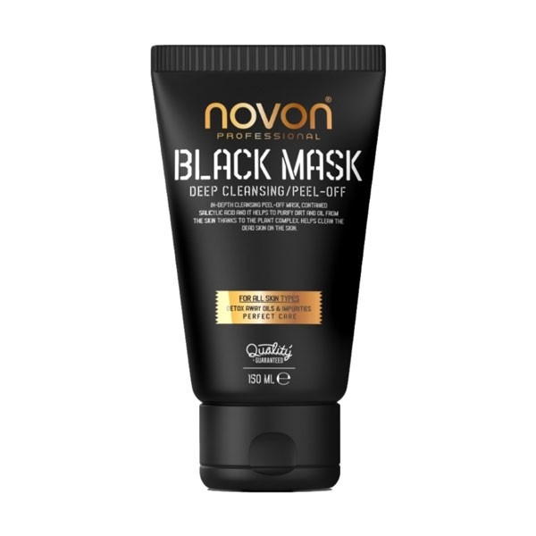 Μάσκα Προσώπου Novon Professional Black Mask 150ml