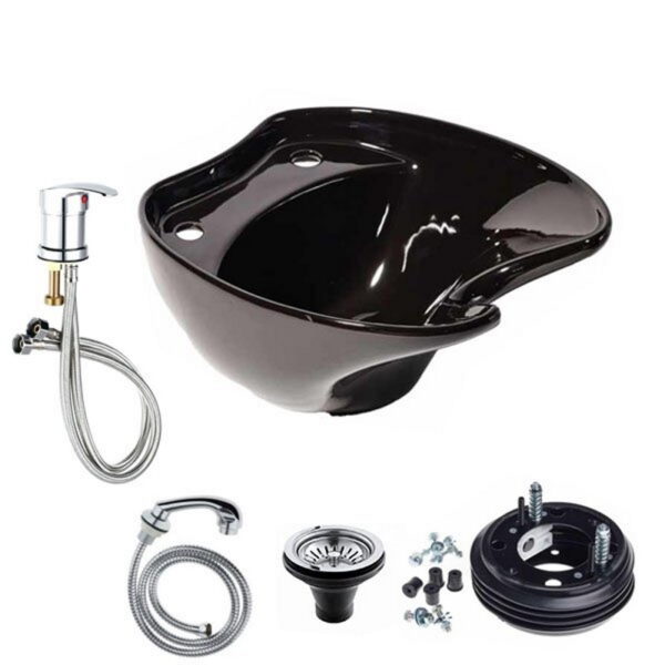 Σετ Επιτραπέζιου Λουτήρα Κομμωτηρίου - Barber Μαύρο