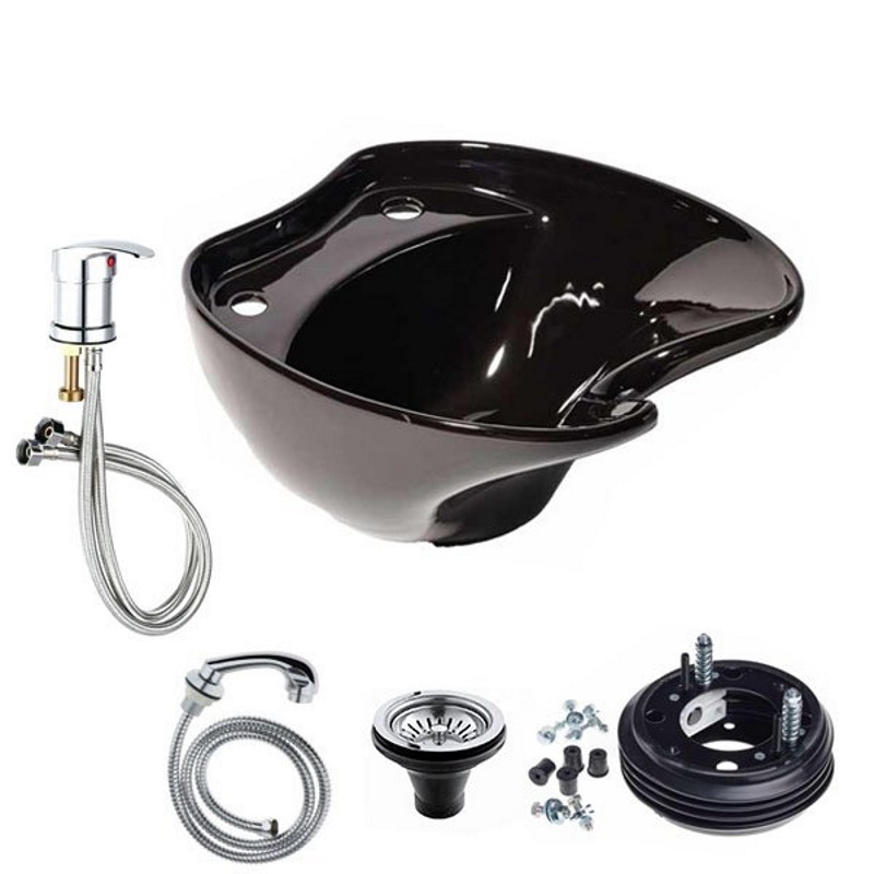 Σετ Επιτραπέζιου Λουτήρα Κομμωτηρίου - Barber Μαύρο