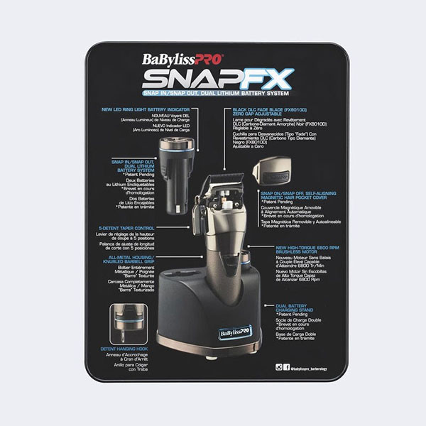 Babyliss Pro SnapFX Clipper FX895 Κουρευτική Μηχανή