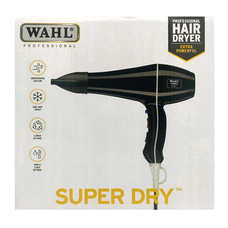 WAHL SUPER DRY Πιστολάκι Μαλλιών 2000 Watt