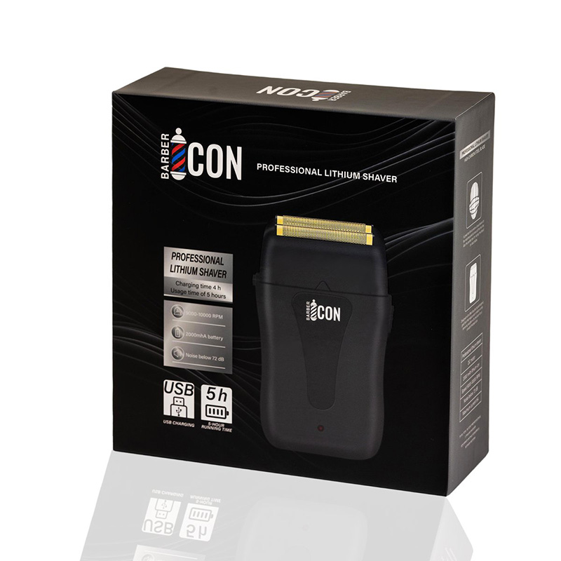 Barber Icon Black Lithium Shaver Ξυριστική Μηχανή