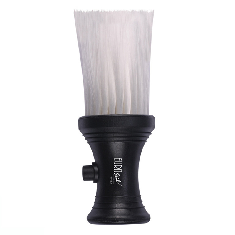 Eurostil Βουρτσάκι Λαιμού για Ταλκ Λευκό-Μαύρο (01463)