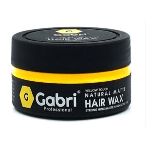 Gabri Natural Gel Strong Hold Yellow Hair Wax Κερί Μαλλιών 150ml