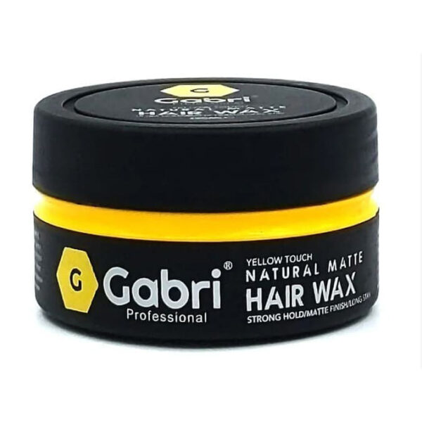 Gabri Natural Gel Strong Hold Yellow Hair Wax Κερί Μαλλιών 150ml