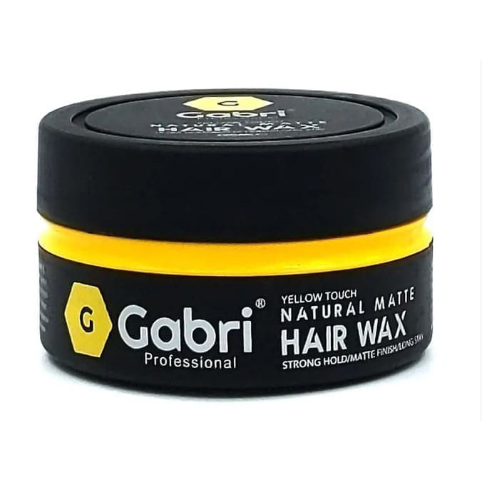 Gabri Natural Gel Strong Hold Yellow Hair Wax Κερί Μαλλιών 150ml