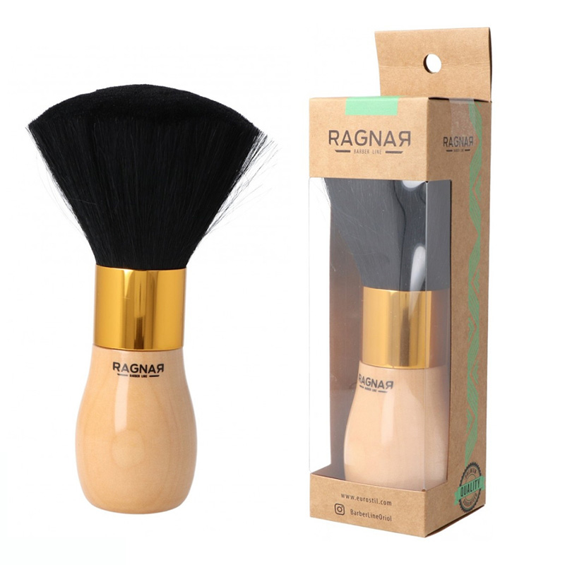 Ragnar Barber Brush Wooden Handle Βουρτσάκι Λαιμού Κομμωτηρίου (00336)