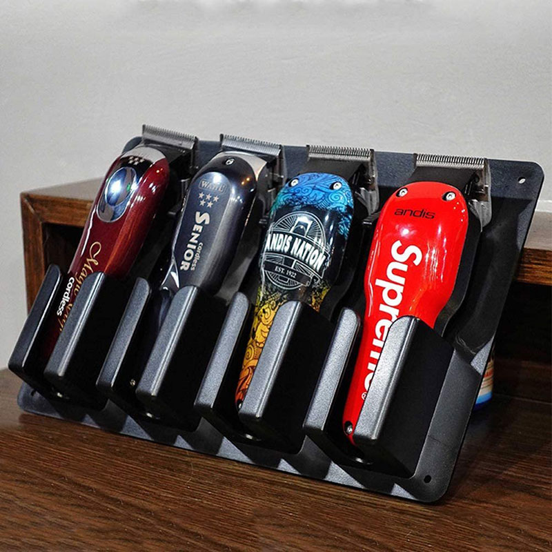 Barber Icon Βάση τοίχου κουρευτικών μηχανών 4 θέσεων