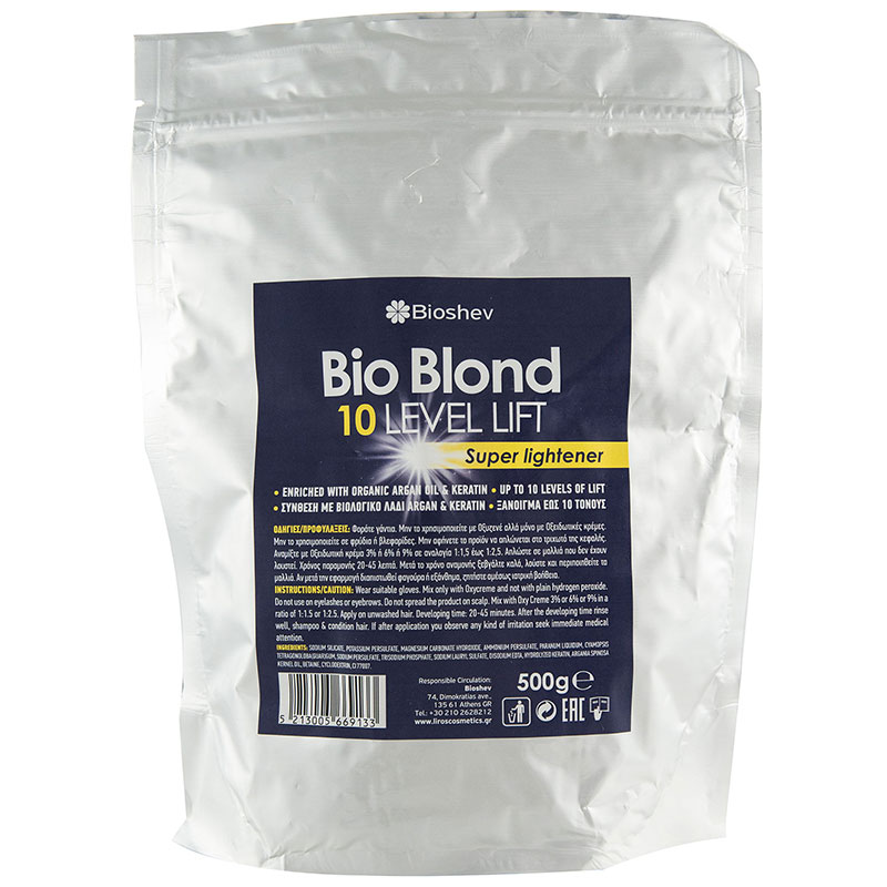 bioshev-ntekapaz-bio-blond-10-level-lift-500g Bioshev Ντεκαπάζ Bio Blond 10 Level 500g