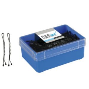 Eurostil Τσιμπιδάκια Μαύρα 5cm 300τμχ.