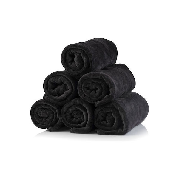 labor-petseta-konnwthriou-mayrh-micro-fibre Labor Πετσέτα Κομμωτηρίου Μαύρη Micro Fibre