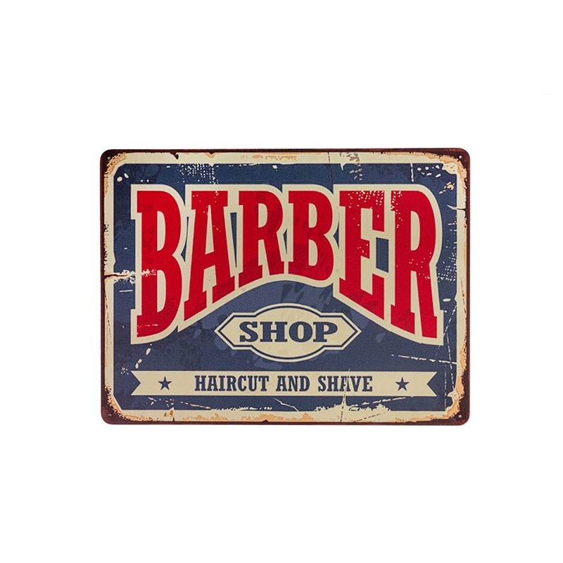 Barber Shop Πινακίδα Κουρείου No1