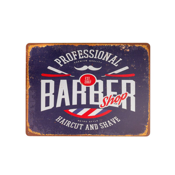 Barber Shop Πινακίδα Κουρείου No2
