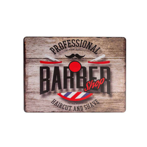 Barber Shop Πινακίδα Κουρείου No3