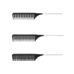 Hair Care Χτένες - Λισουάρ Σετ 4 τεμάχια Μαύρα 401.447