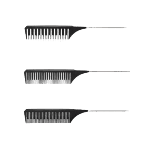 Hair Care Χτένες - Λισουάρ Σετ 4 τεμάχια Μαύρα 401.447