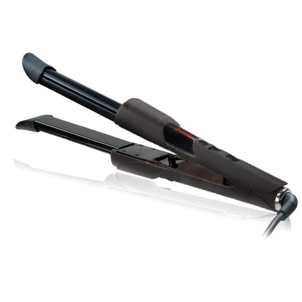 HairTech HT043 Πρέσα - Ηλεκτρικό Σίδερο Μαλλιών 2σε1 Μαύρη