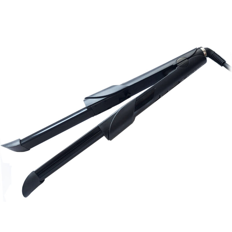 HairTech HT043 Πρέσα - Ηλεκτρικό Σίδερο Μαλλιών 2σε1 Μαύρη