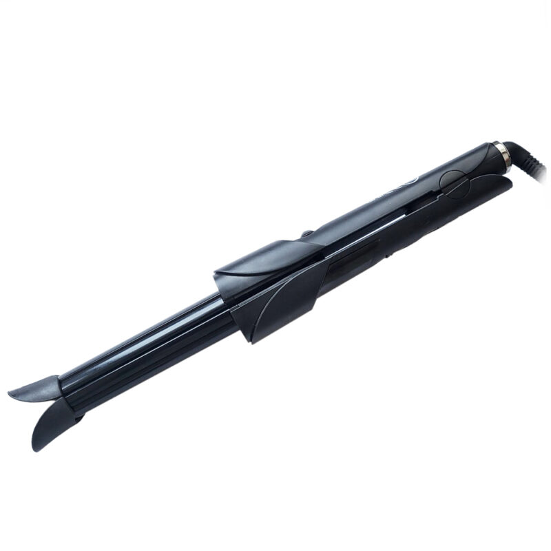 HairTech HT043 Πρέσα - Ηλεκτρικό Σίδερο Μαλλιών 2σε1 Μαύρη