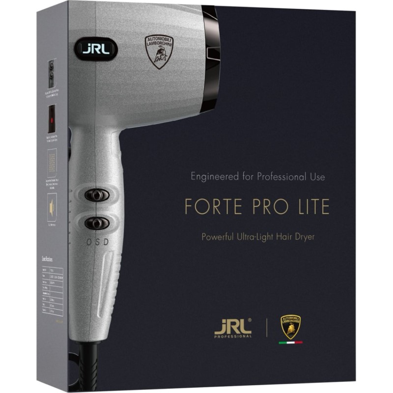 JRL Lamborghini Forte Pro Lite 2020L Πιστολάκι Μαλλιών Ασημί 2400 Watt
