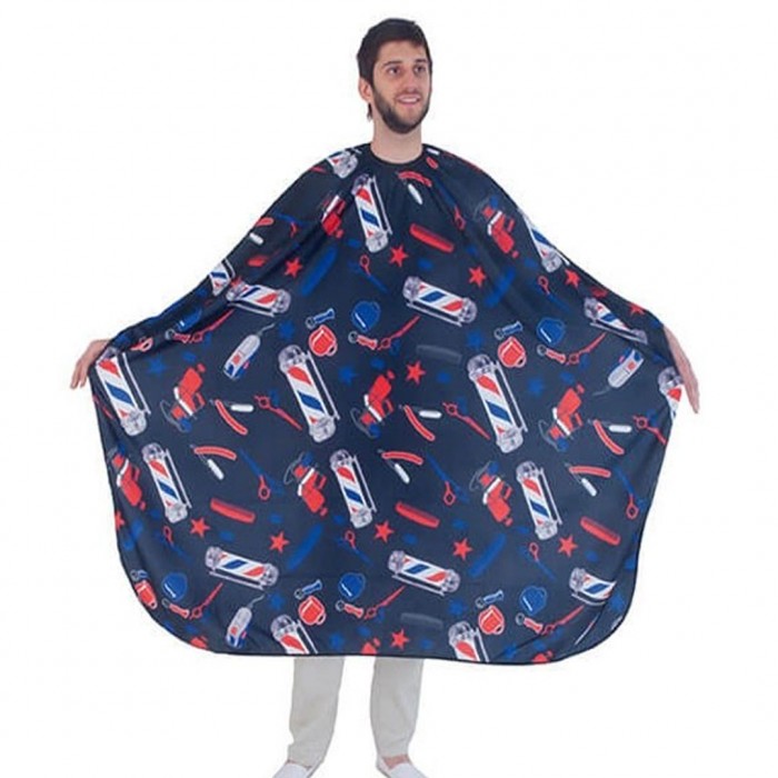 Μπέρτα Κουρέματος Barber Eurostil Barber Pole Αδιάβροχη 06995