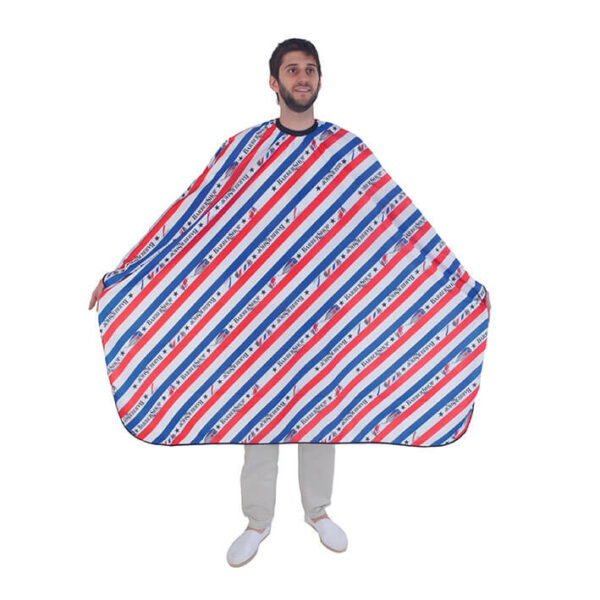 mperta-koyrematos-barber-eurostil-pole-stripes-aviavroxh Μπέρτα Κουρέματος Barber Eurostil Pole Stripes Αδιάβροχη 06991