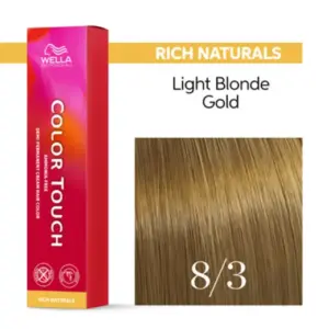 Wella Professionals Color Touch Rich Naturals 8/3 Ξανθό Ανοιχτό Χρυσό 60ml