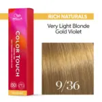 Wella Professionals Color Touch Rich Naturals 9/36 Ξανθό Πολύ Ανοιχτό Χρυσό Βιολέ 60ml