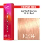 wella-professionals-color-touch-vibrant-reds-10-34-60ml Wella Professionals Color Touch Vibrant Reds 10/34 Πολύ Ανοιχτό Ξανθό Χρυσό 60ml