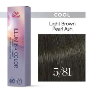 Wella Professionals Illumina Color Cool 5/81 Καστανό Ανοιχτό Περλέ Σαντρέ 60ml