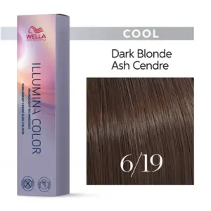 Wella Professionals Illumina Color Cool 6/19 Ξανθό Σκούρο Σαντρέ Φυμέ 60ml