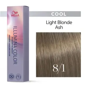 Wella Professionals Illumina Color Cool 8/1 Ξανθό Ανοιχτό Σαντρέ 60ml