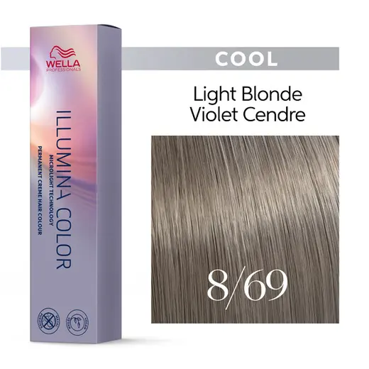 Wella Professionals Illumina Color Cool 8/69 Ξανθό Ανοιχτό Βιολέ Φυμέ 60ml