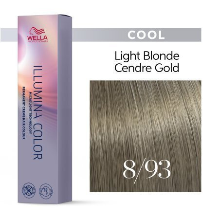 Wella Professionals Illumina Color Cool 8/93 Ξανθό Ανοιχτό Χρυσό Σαντρέ 60ml