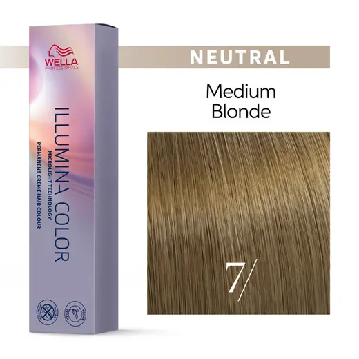 Wella Professionals Illumina Color Neutral 7/ Μεσαίο Ξανθό 60ml