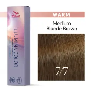Wella Professionals Illumina Color Warm 7/7 Μεσαίο Καφέ Ξανθό 60ml
