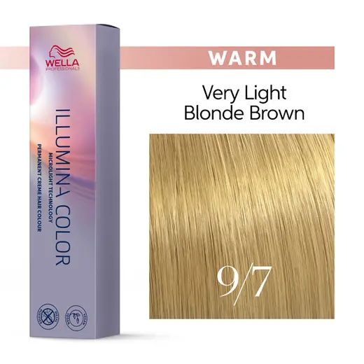 Wella Professionals Illumina Color Warm 9/7 Πολύ Ανοιχτό Καφέ Ξανθό 60ml
