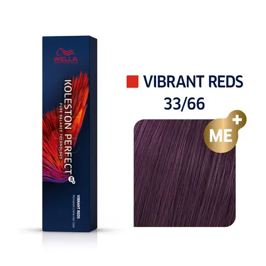 Wella Professionals Koleston Perfect Me+ Vibrant Reds 33/66 Έντονο Καστανό Σκούρο Έντονο Βιολέ 60ml