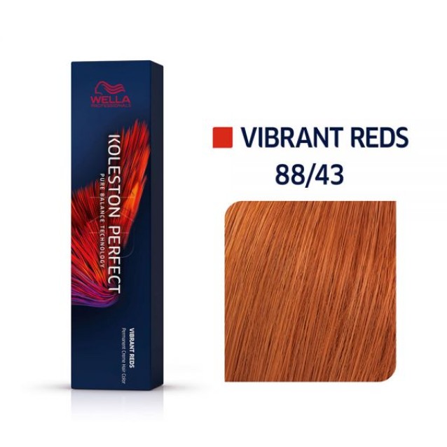 wella-professionals-koleston-perfect-me-vibrant-reds-88-43 Wella Professionals Koleston Perfect Me+ Vibrant Reds 88/43 Έντονο Ξανθό Ανοιχτό Κόκκινο Χρυσό 60ml